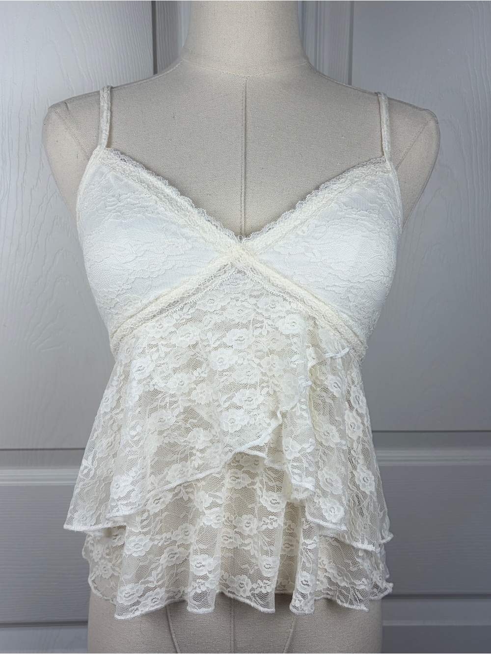 Madden Girl White Lace Top